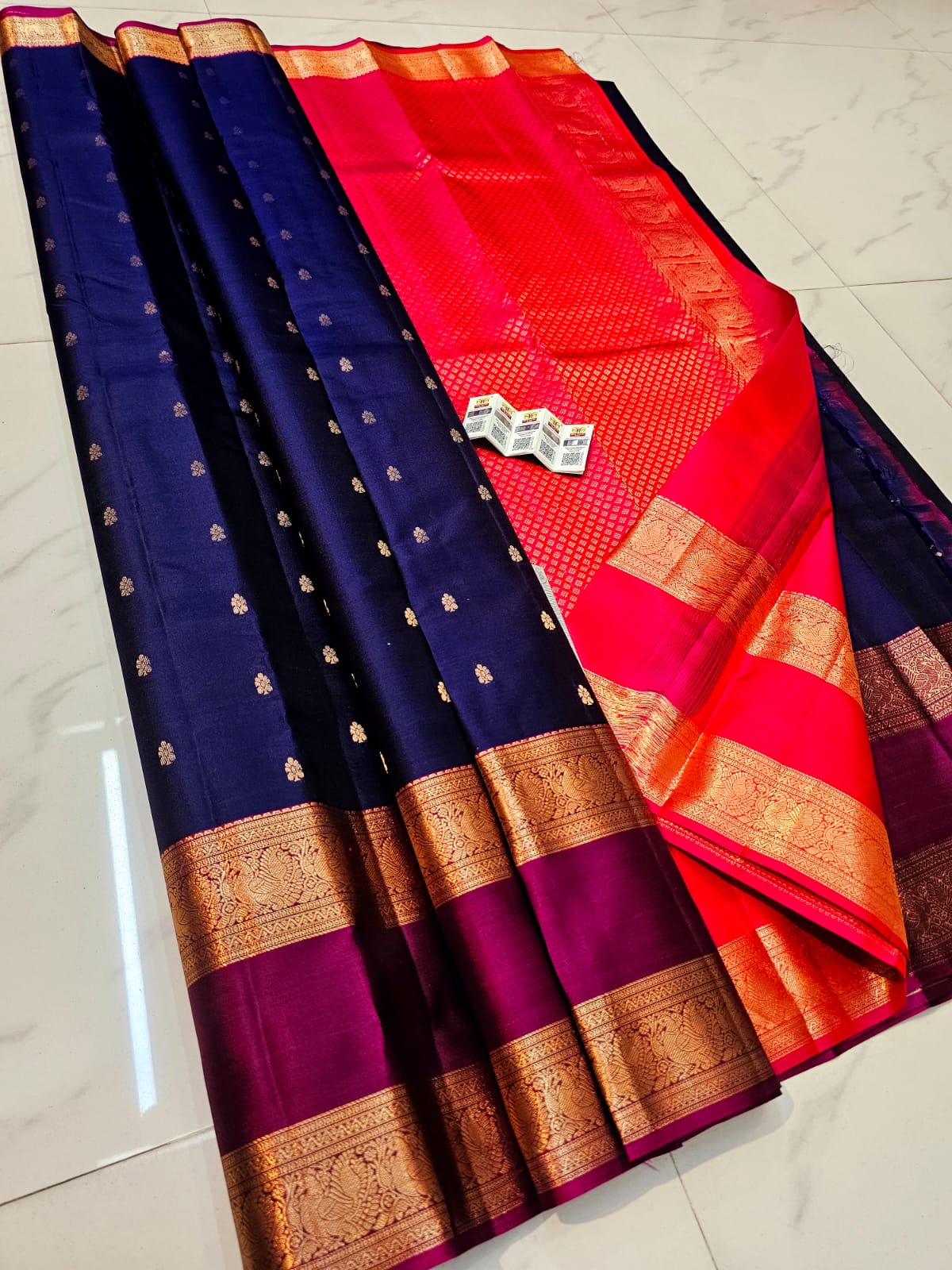 Pre order pure kanchipuram fancy gap border silk sarees : DM screenshot or link to check availability & book