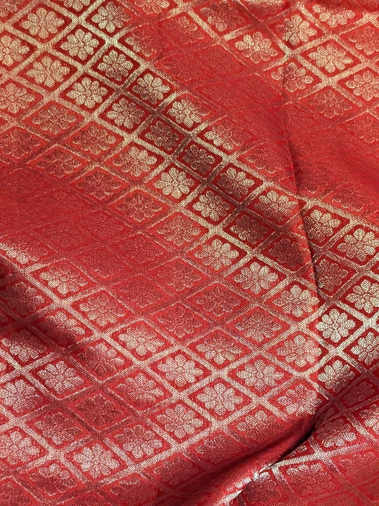 Beautiful pure Kanchipuram silk saree unique design