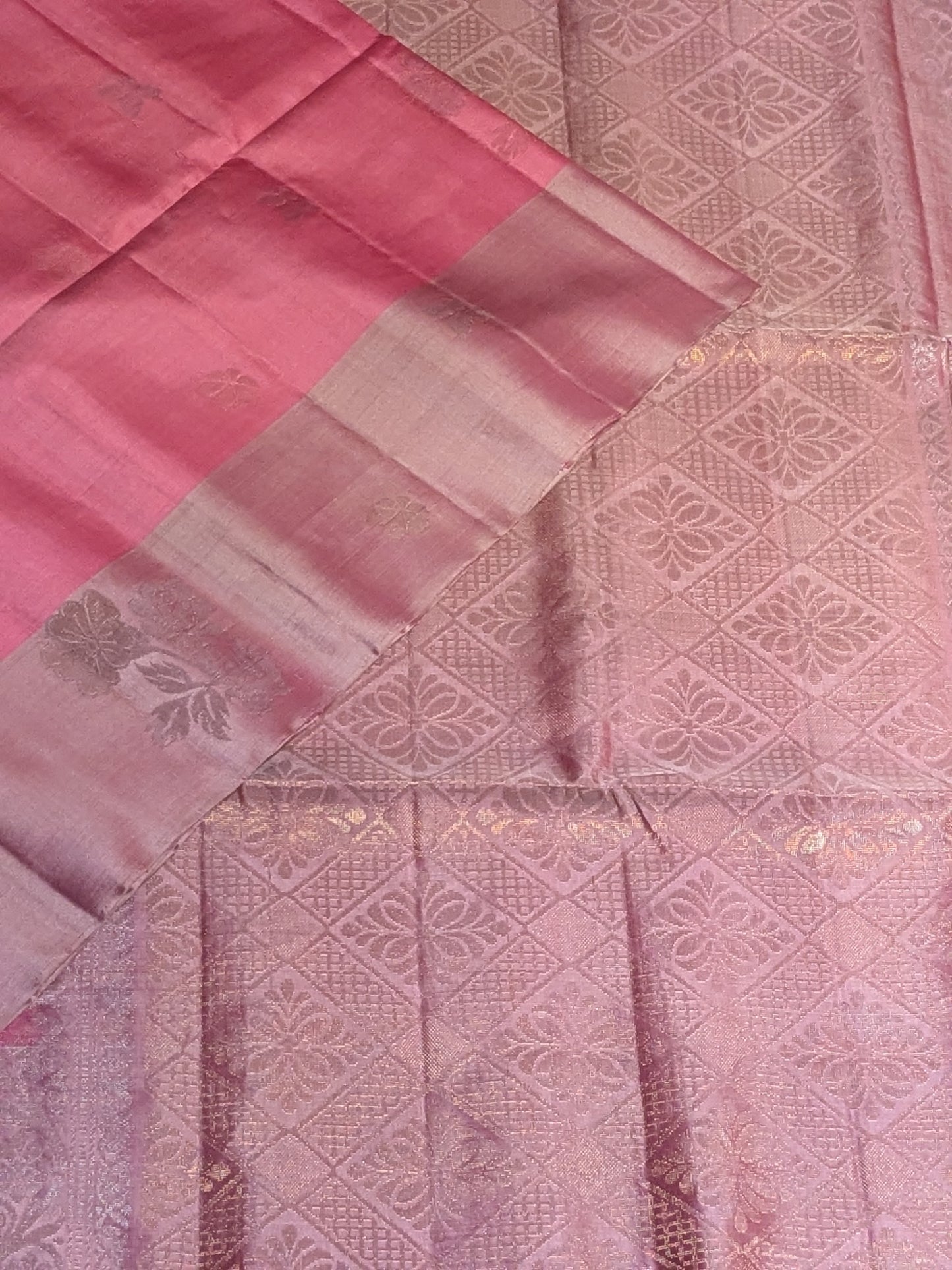 Pure kongu nadu handloom silk saree : Silkmark certified