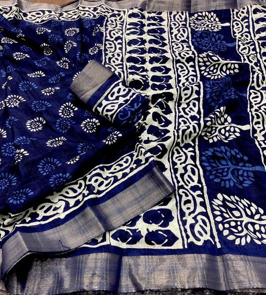 Shop Handloom Linen and Cotton Sarees Online - Buy Best Price –  www.