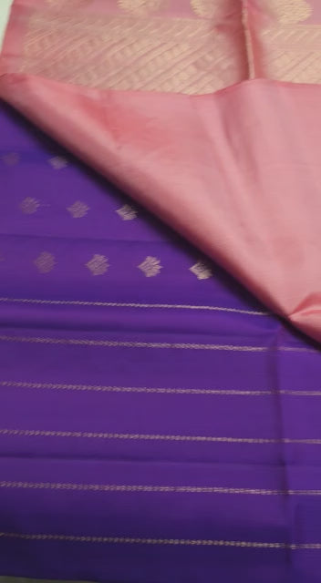 Pure Handloom Kanchivaram soft silk saree