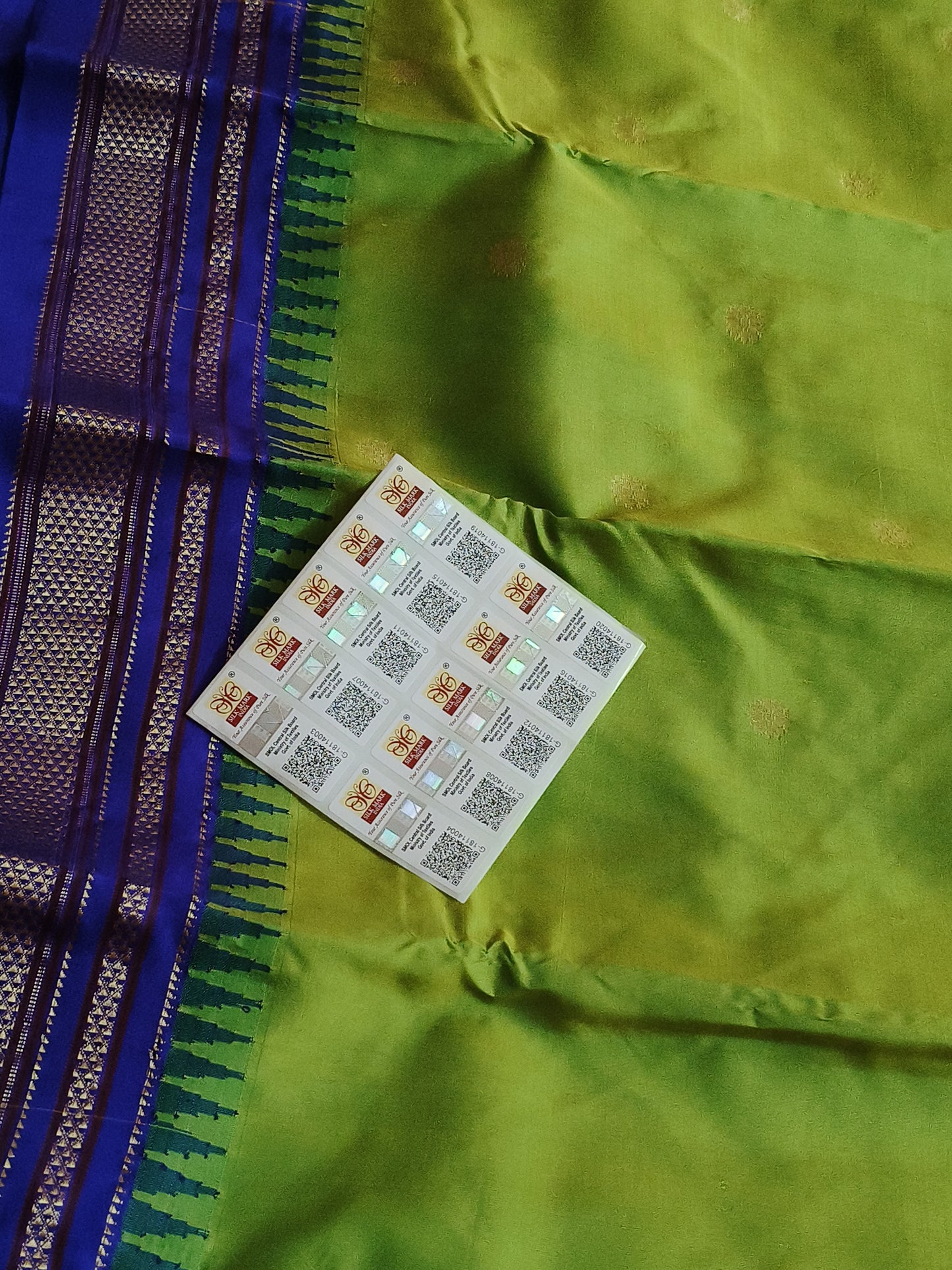Pure handloom Kanchipuram silk saree