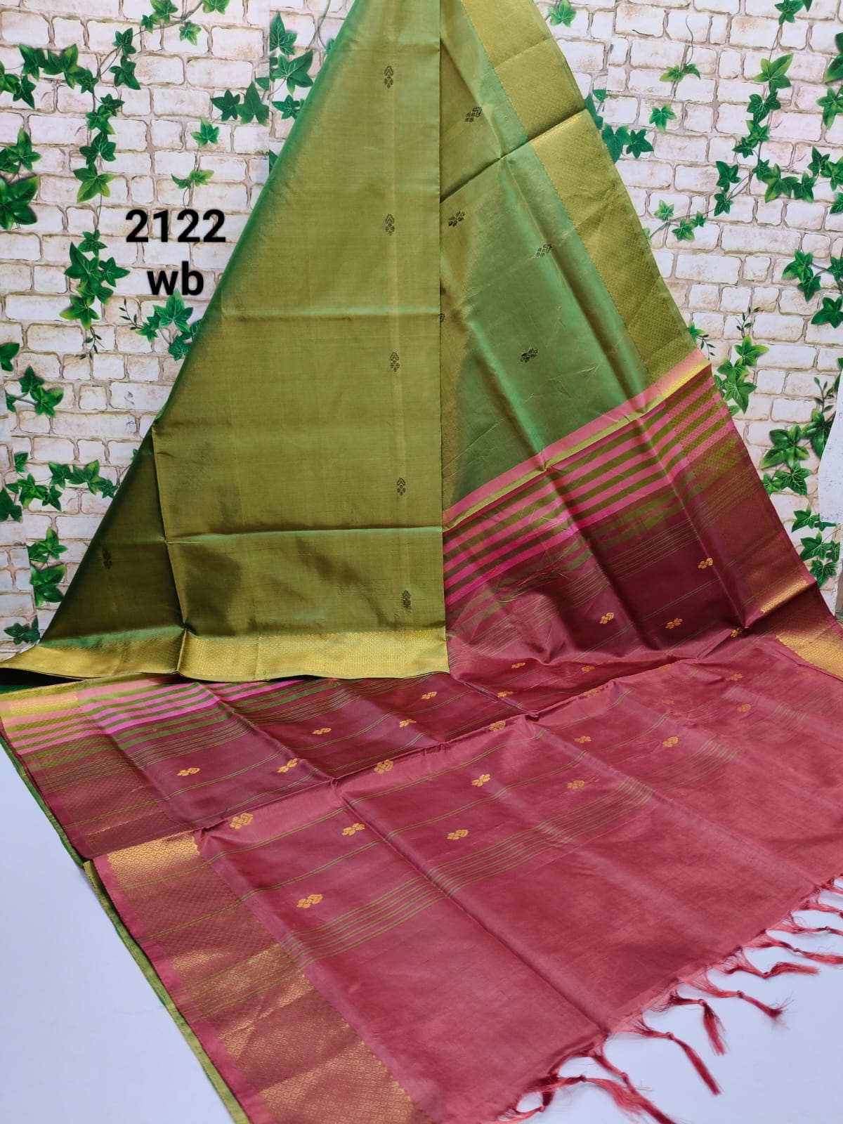 Bright Bold and Beautiful Vegan Saree with blouse