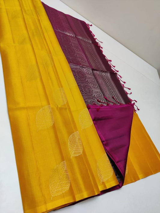 Premium Quality Soft Silk Kotki Border Kanchipuram Silk Saree in