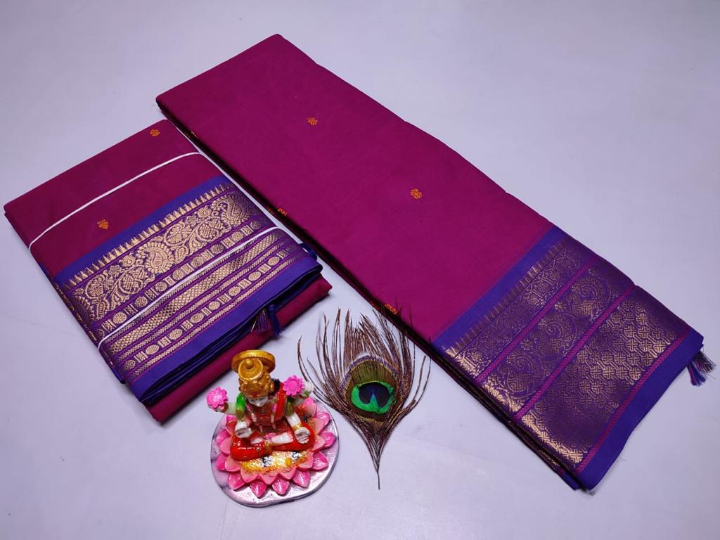 PURE KANCHI HANDLOOM COTTON SAREES