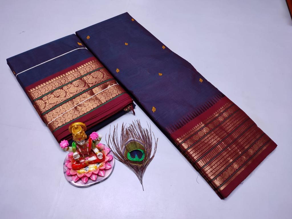 PURE KANCHI HANDLOOM COTTON SAREES