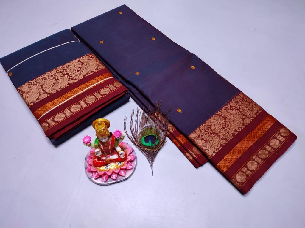 PURE KANCHI HANDLOOM COTTON SAREES