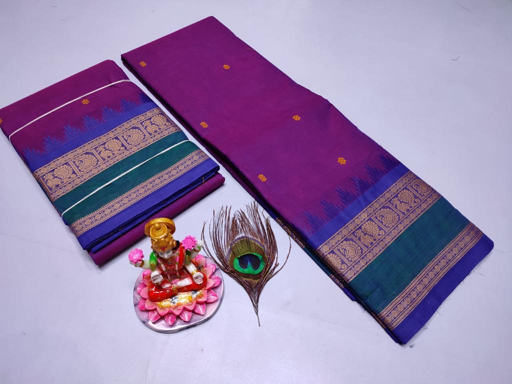 PURE KANCHI HANDLOOM COTTON SAREES