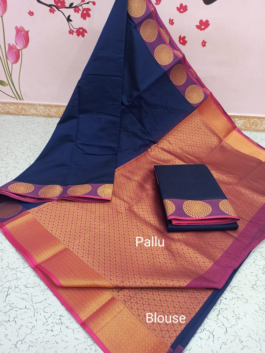 Rangoli Silk Designer Saree In Peach Colour