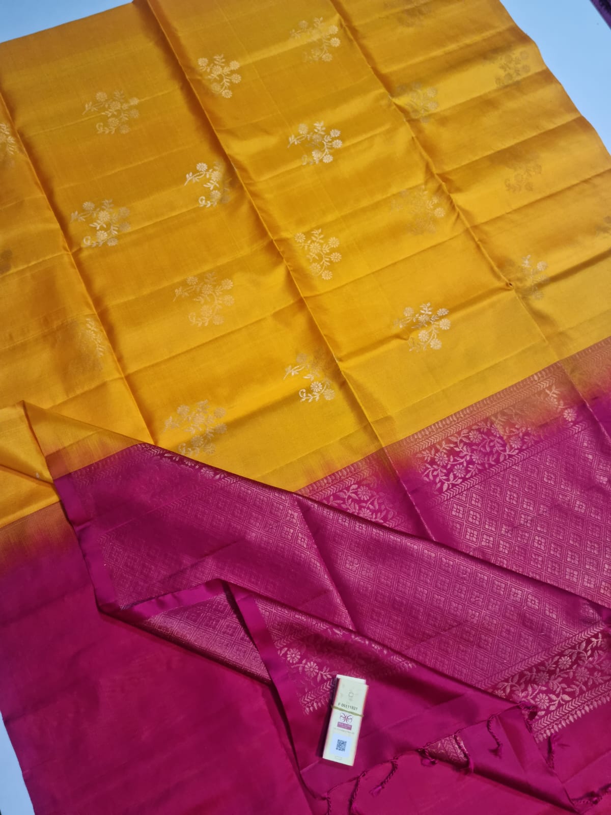 Pure Handloom Bridal Soft Silk Saree