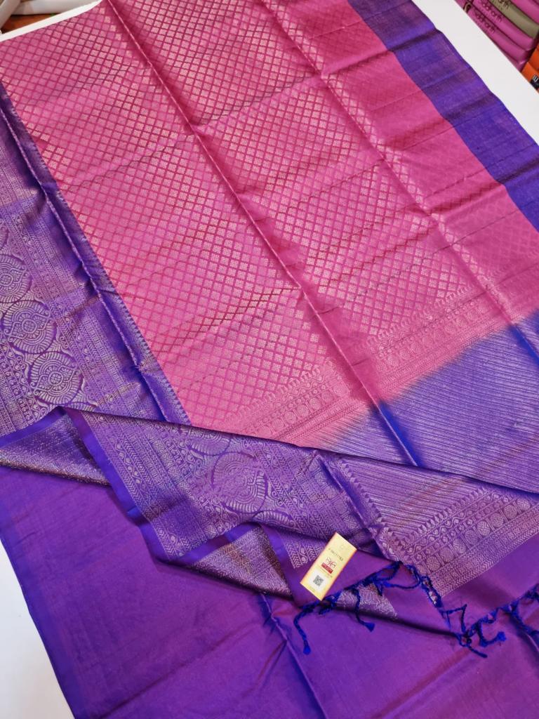 Buy womens Semi Raw Silk Sarees Online | Designer Sarees | Ramraj Cotton